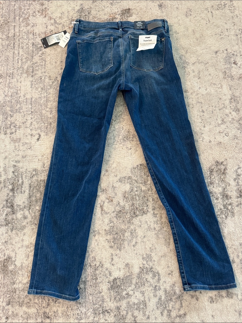 Mavi Women's High-Rise Dark Blue Slim Jeans